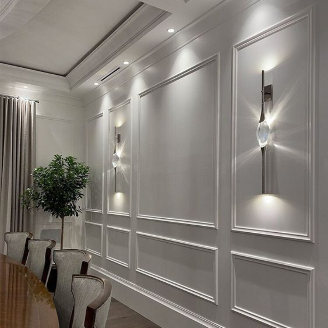 Boiserie arredondado liso de Poliestireno | 2,6cm x 2,40m