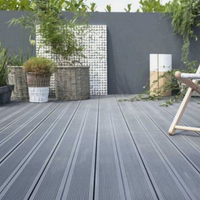 Deck Cinza Claro de Madeira Ecológica | 2,90m x 14,82cm | 2,3cm espessura