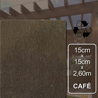 Poste Café para pergolado de Madeira Ecológica | 0,15cm x 0,15cm x 2,60m