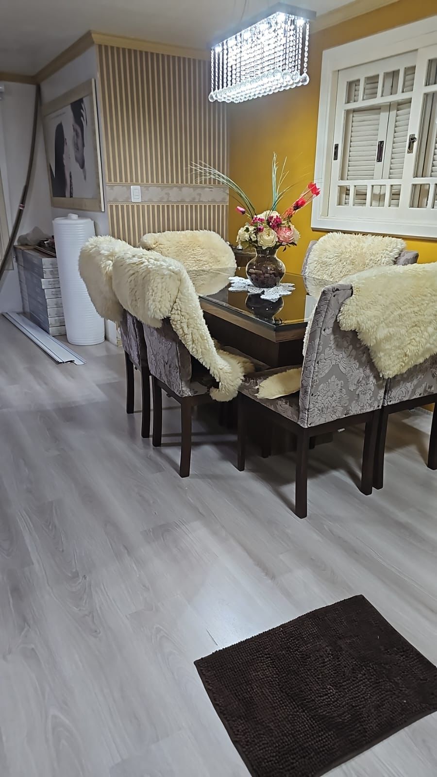 Piso Laminado Carvalho Cinza | 2,91m² - caixa