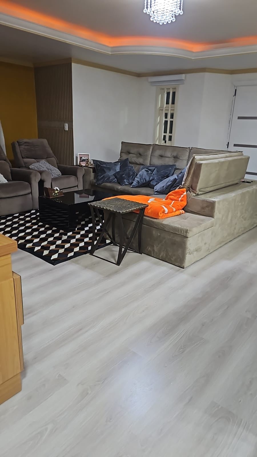 Piso Laminado Carvalho Cinza | 2,91m² - caixa