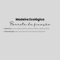 Barrote de fixação para Deck de Madeira Ecológica | 2,90m