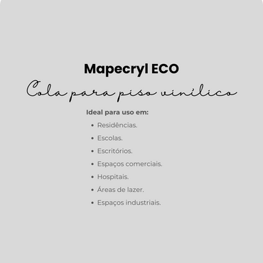 Cola Mapecryl ECO | 25kg | para Piso Vinílico em manta