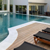 Deck Marrom de Madeira Ecológica | 2,90m x 14,82cm | 2,3cm espessura
